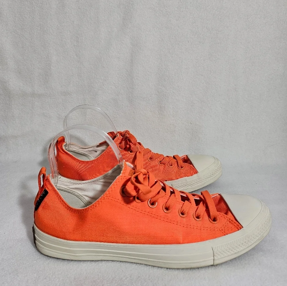 Converse Orange Cordura Low Rise Sneakers